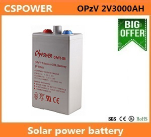 Deep Cycle Solar Gel Battery 2V3000ah