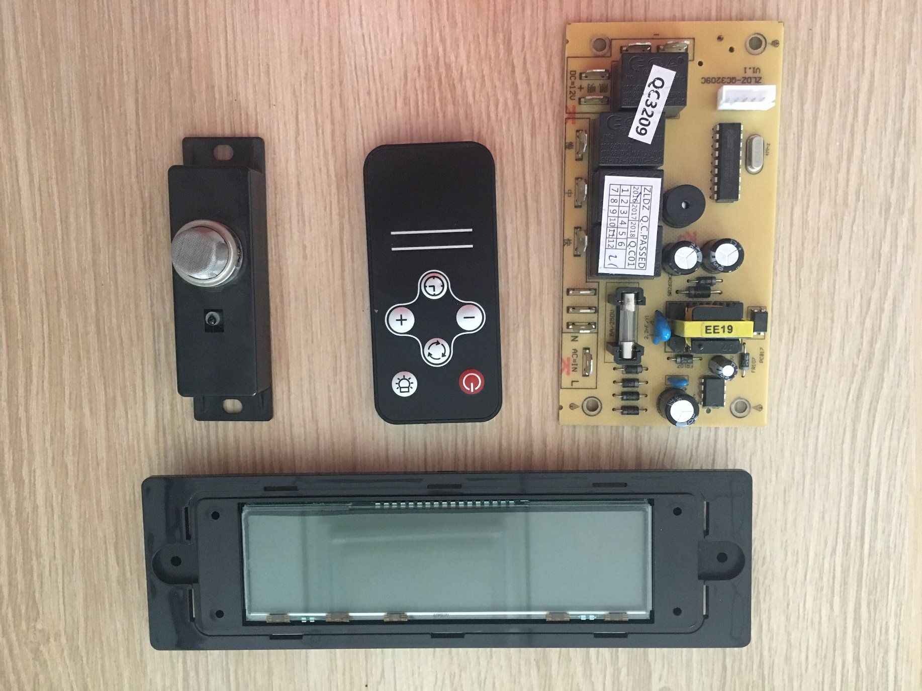 Range Hood Control Switch with LCD Touch Display