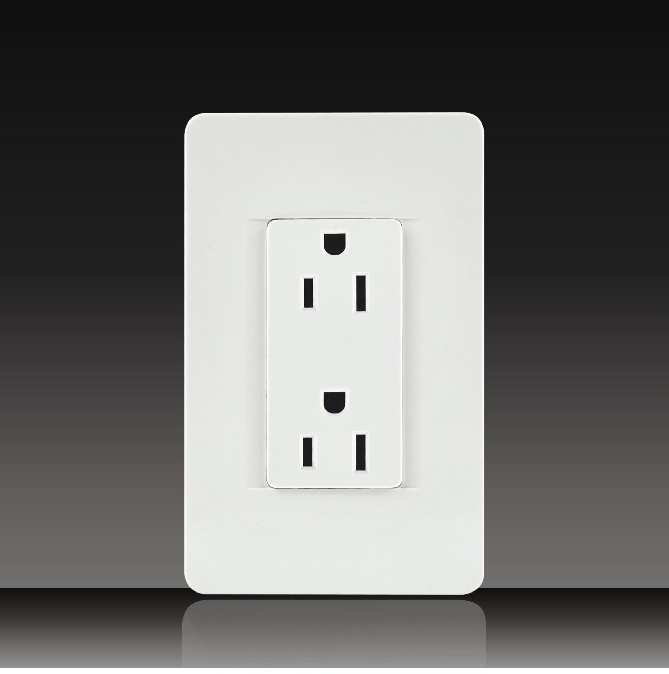 15A Receptacle Wall Socket with Plate (LGL-11-8)