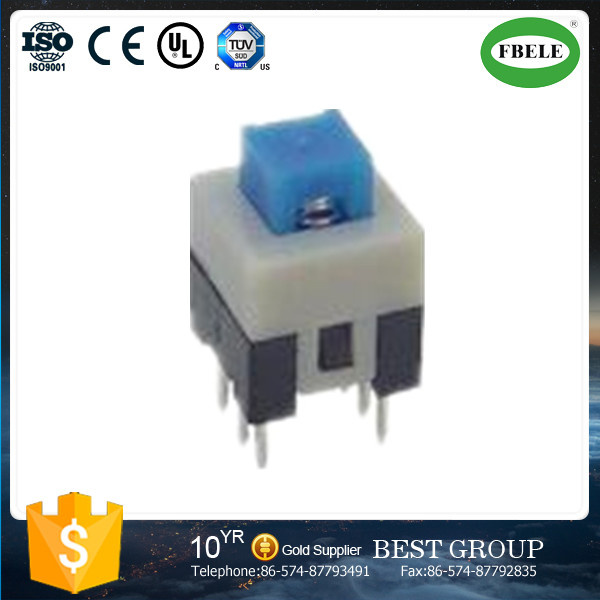 Supply Push Button Switch Self Locking Push Button Switch 7*7