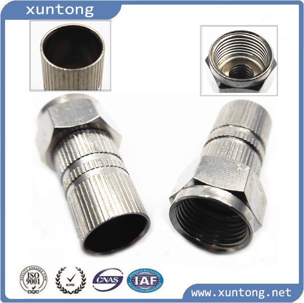 F Male Quick Crimp Type RF Connectors