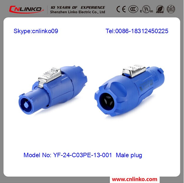 Waterproof IP65 Powercon Connector for LED Display