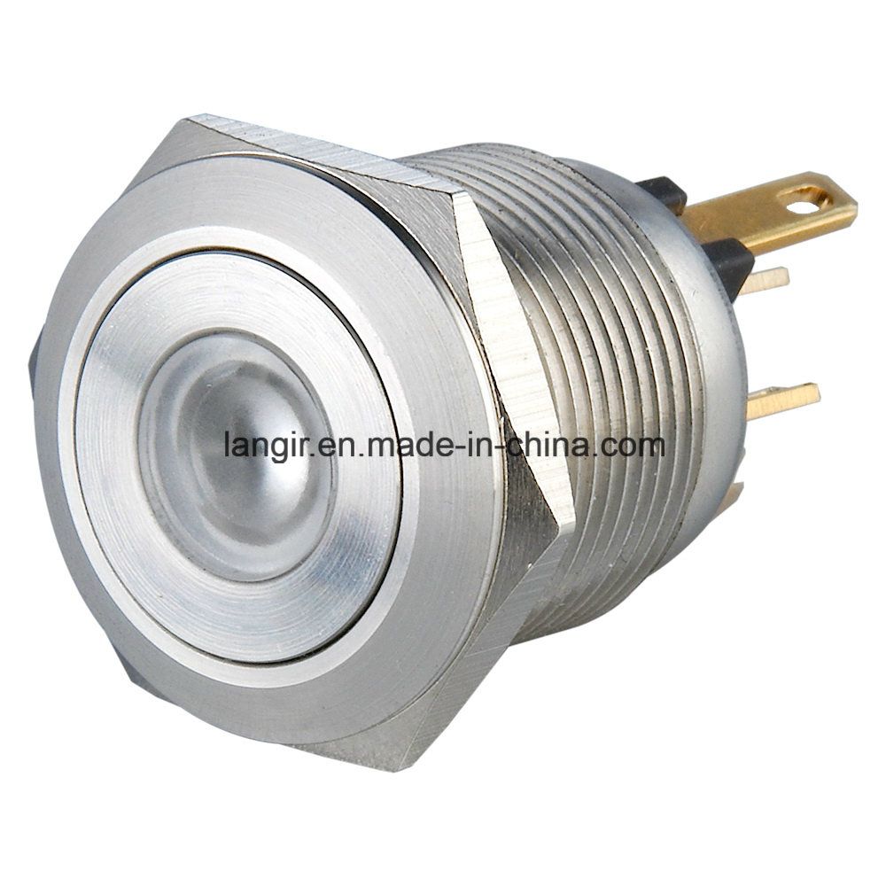 22mm DOT Illuminated Momentary Normal Open Push Button Switch