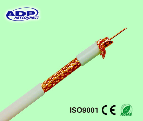 Copper Wire 50ohm 75ohm Rg6u /RG6 Coaxial Cable