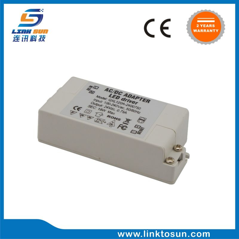 24V 0.75A 18W Constant Voltage LED Power Driver