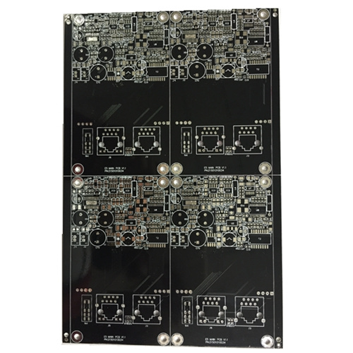 Min Line Width Space 3/3 Mil Black Soldermask PCB