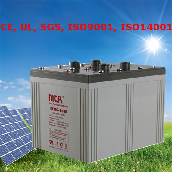 Good Quality 2V Battery AGM Deep Cycle Battery 2000ah