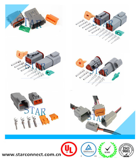 Waterproof Deutsch Dt04-12p Dt06-12s Connector