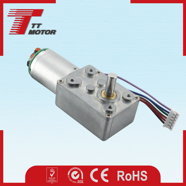 12V micro worm gear motor for Ships transmission equipments