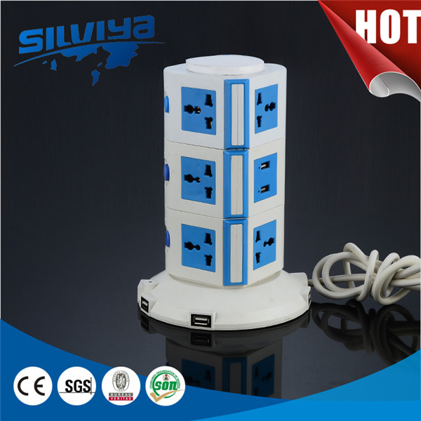 3 Layer Multi Tower/Vertical Power Socket