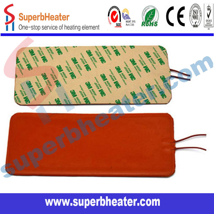 12V 220V AC Flexible Silicone Heater/Silicon Heating Pad/Customized