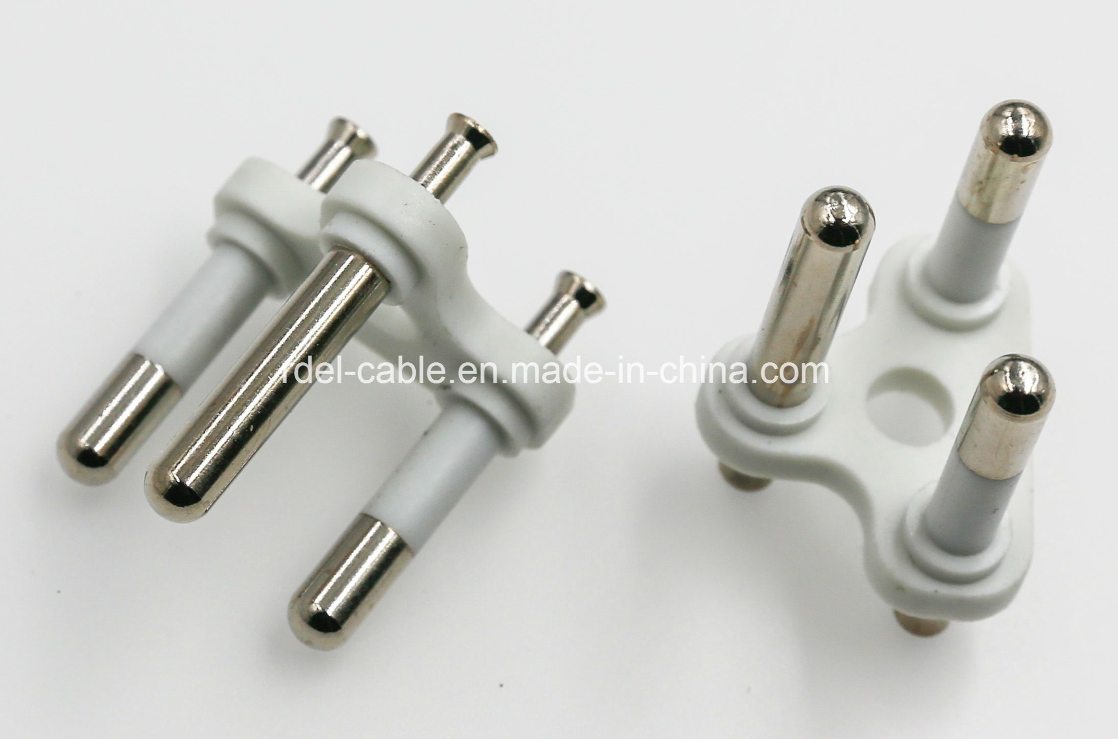 Three Pins Thailand Plug Insert with RoHS Plug Parts Plug Components