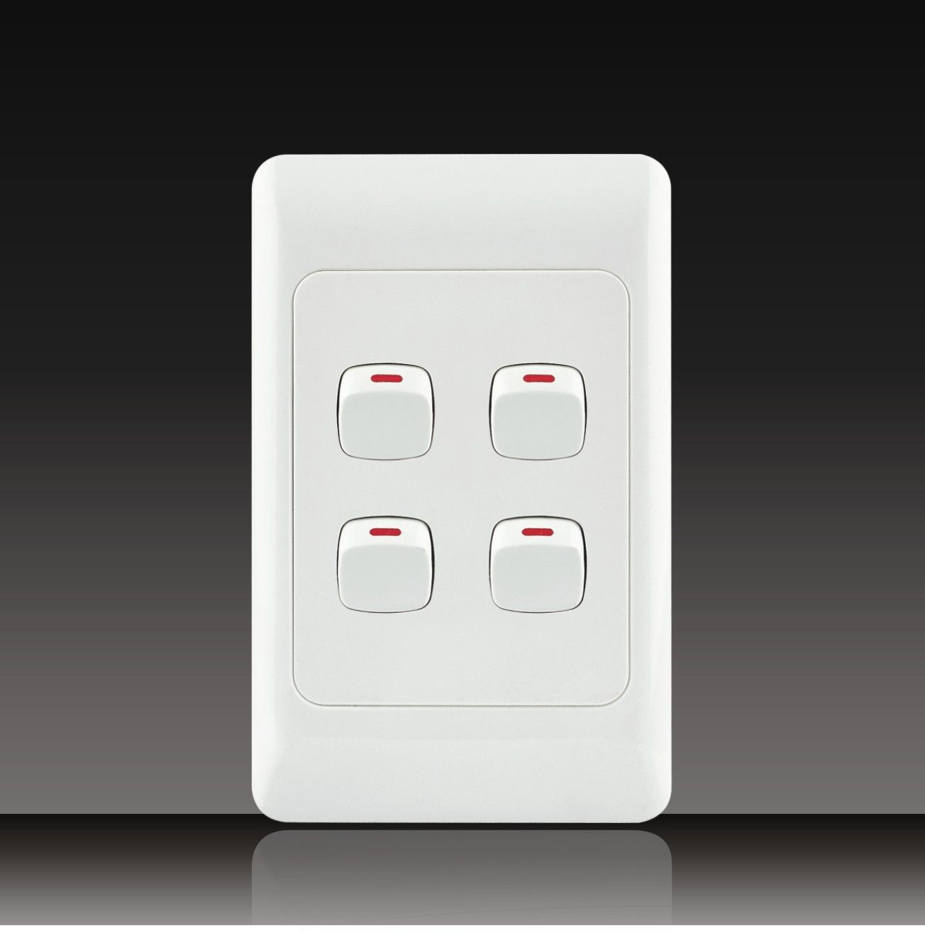 4gang Push Button Wall Switch (LGL-14-4)