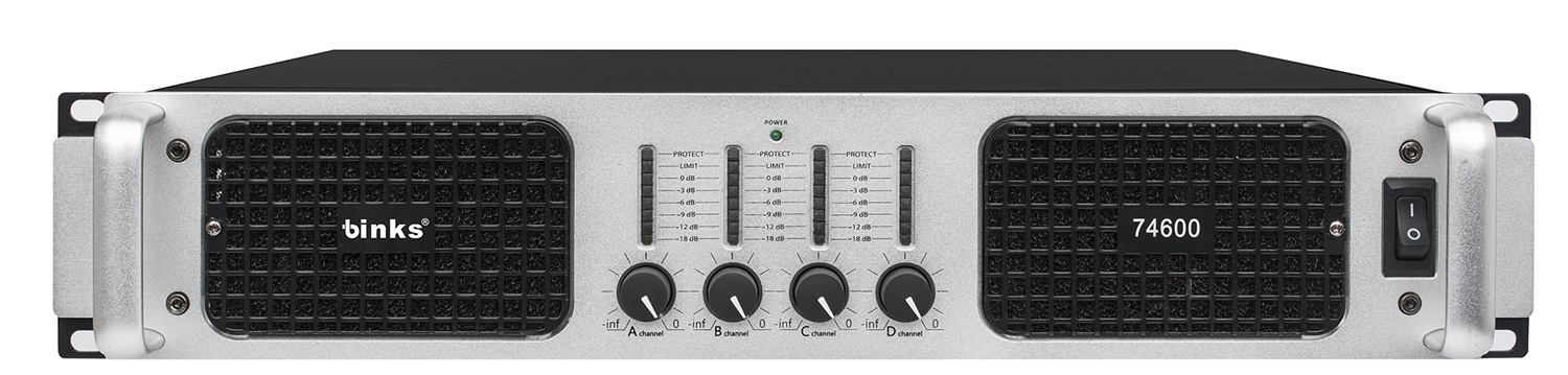 Vietnam Popular Power Amplifier with 4 Channel