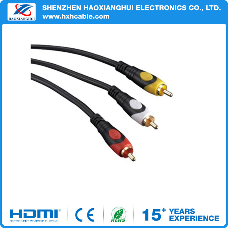 Factory Price RCA to 3 RCA Composite Audio Video Cable