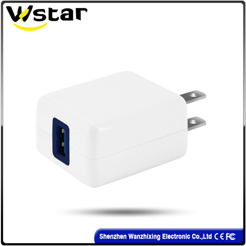 Hot Sale 5V2a10W Single USB Charger with Us Plug