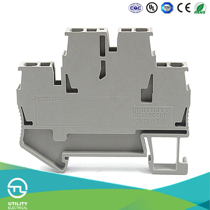 24A 500V Plastic Spring Terminals Clamp