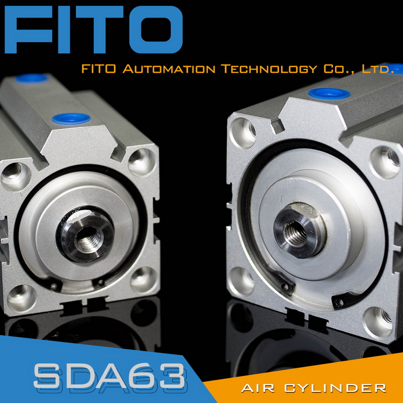 Sda63 Series Compact Pneumatic Cylinder/Thin Wall Air Cylinder/Standard Cylinder