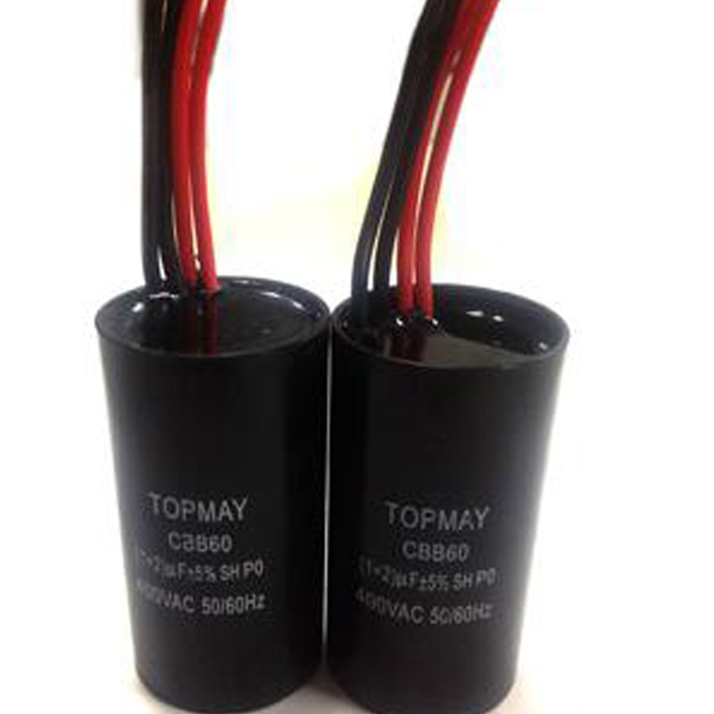 400VAC Cbb60 Polypropylene Film Capacitor with Soft Wire