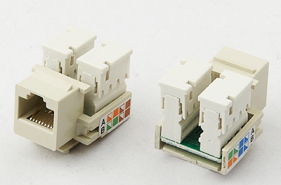 UTP Cat5e CAT6 RJ45 Keystone Jack