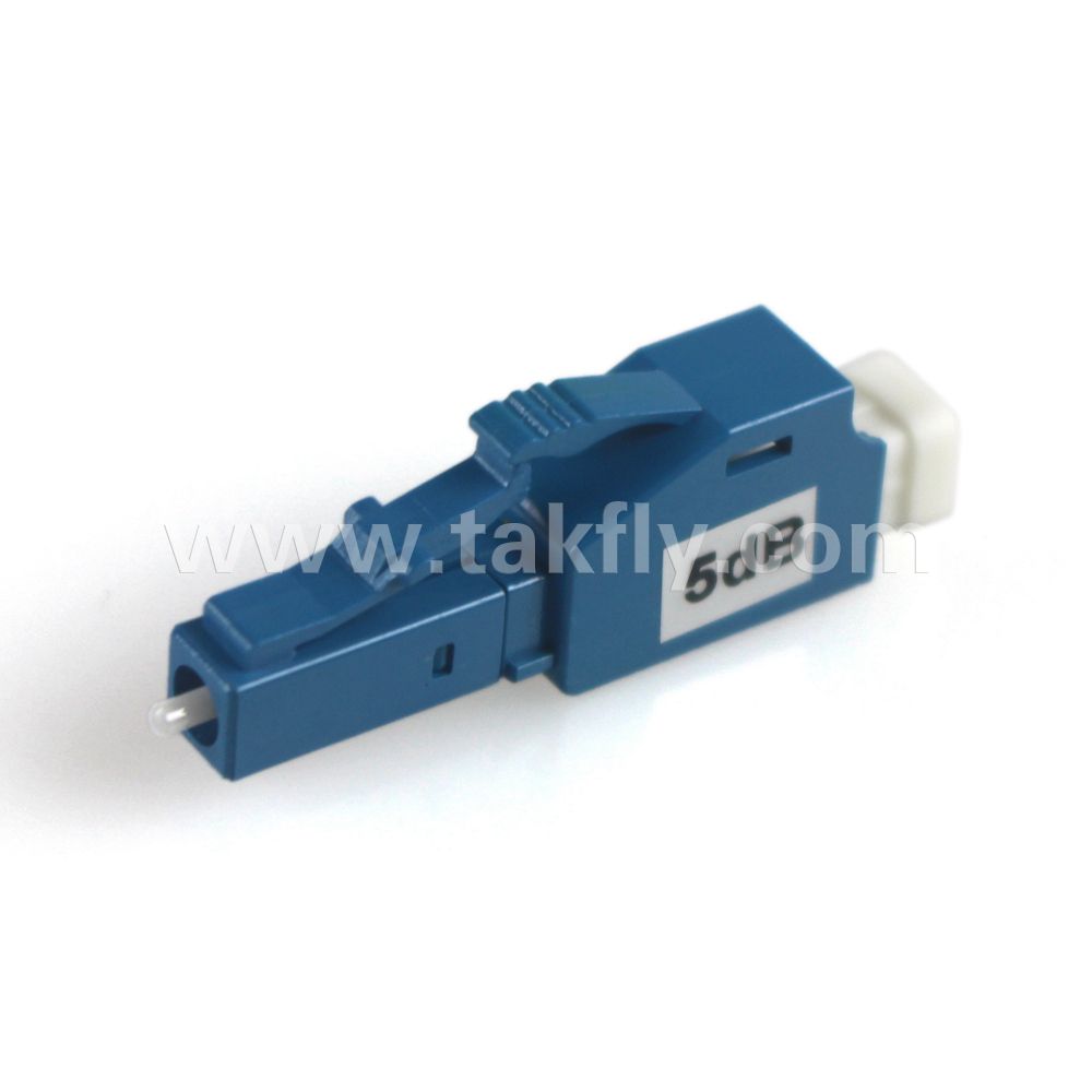 Customized 0-25dB Fixed LC M-F Sm Fiber Optical Attenuator 5dB 10dB