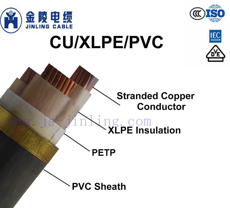 N2xy 0.6/1kv Low Voltage XLPE Insulated Power Cable IEC 60520-1