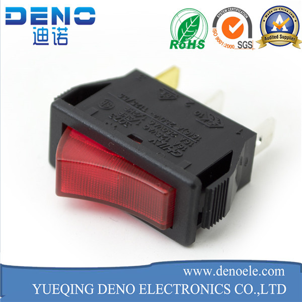 20A 125V Red Light Boat Switch