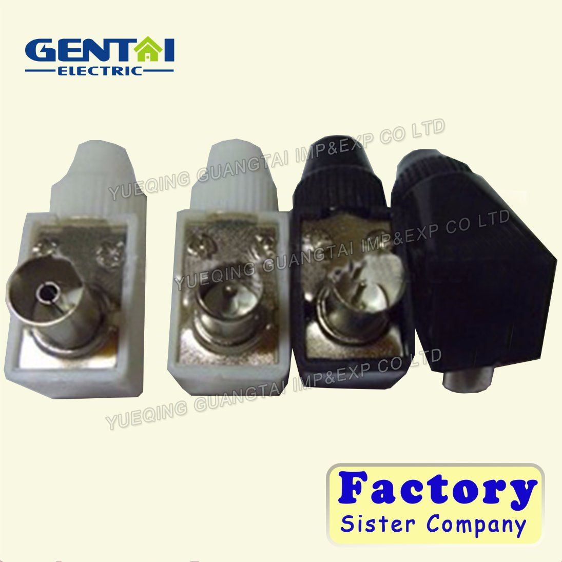 Angle 9.5mm TV Plug/Jack