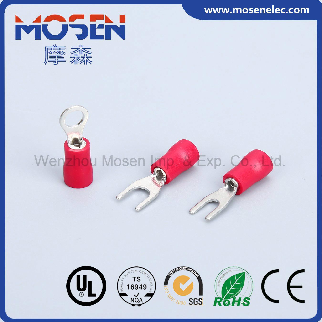 SD Type Double Crimp Insulated Fork Terminal