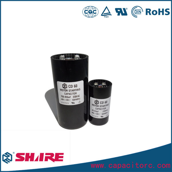 CD60 AC Motor Start Capacitor, AC Motor Run and Start Capacitor
