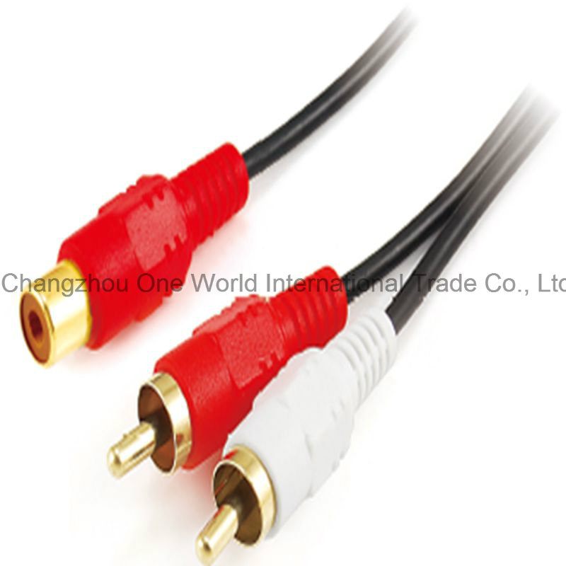 RCA Plug - 2 RCA Jacks Cable