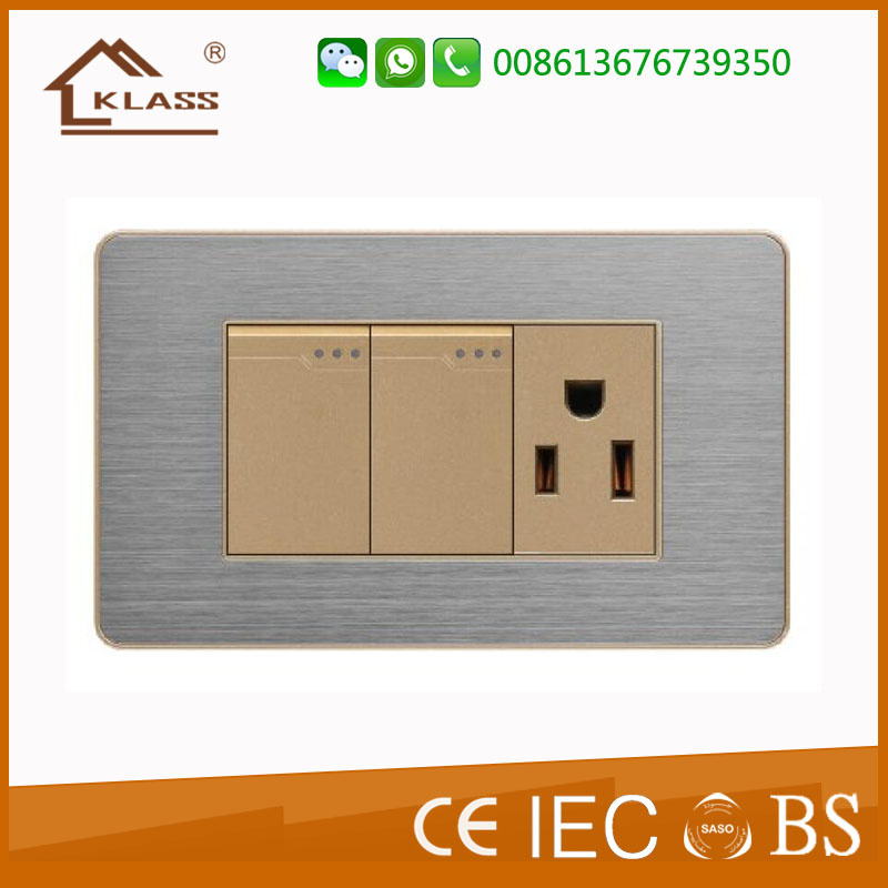 Electric Switch 2gang+1socket Wall Socket
