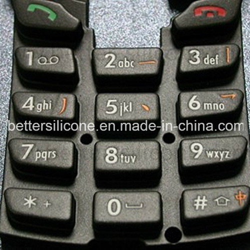 Elastic Elastomer Rubber Backlit Keypad