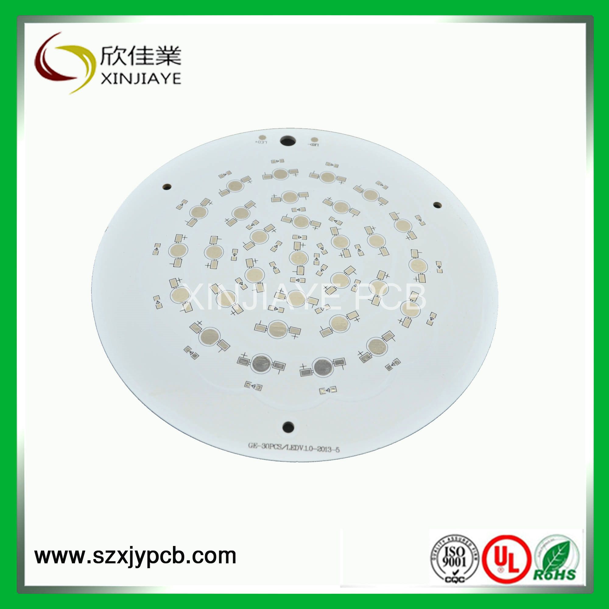 Round Aluminium LED Light PCB Board