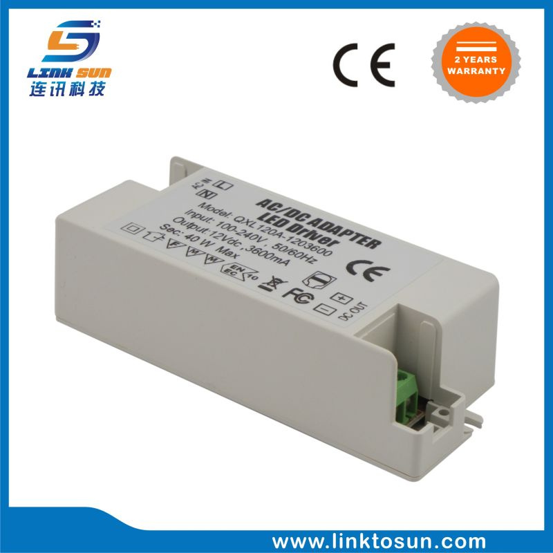 Top Quality 40W 12V 3.6A Contact Voltage LED Dimming Driver