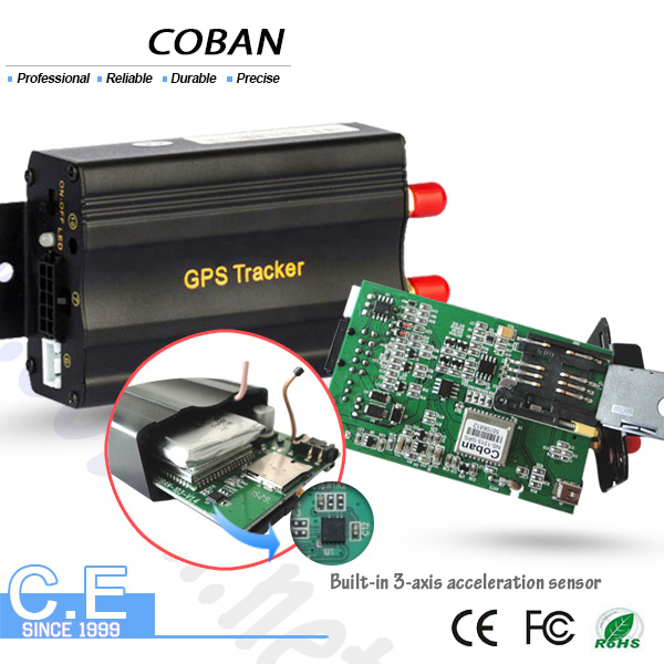 SIM Card Vehicle GPS Tracker with Android Ios APP Tracking