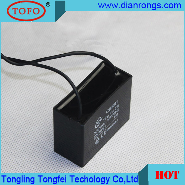 550VAC Metallzied Polypropylene Film Capacitor Cbb61