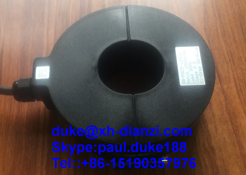 300A/5A Outdoor Waterproof Split Core Current Transformer Clamp on Cts