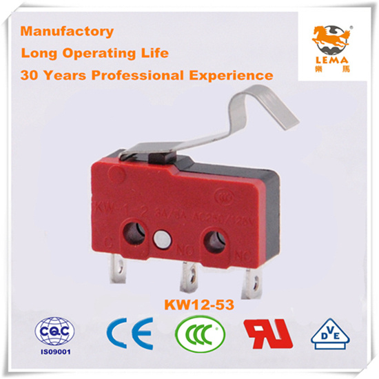 Lema Black and Red Kw12-53 Micro Switch