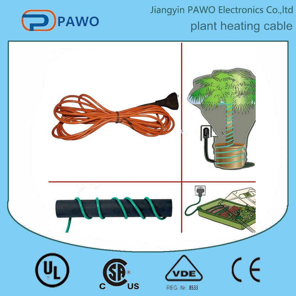 110V Seedling Soil Heat Cable Heating Cable Plant Heating Cable