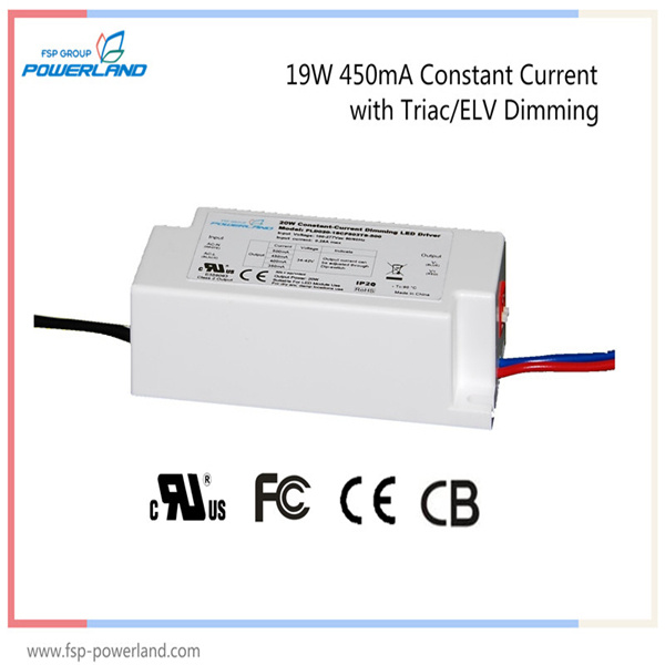 5 Years Warranty 19W 450mA Dimmable LED Driver