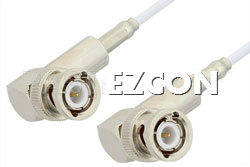 BNC Male Right Angle to BNC Male Right Angle Cable
