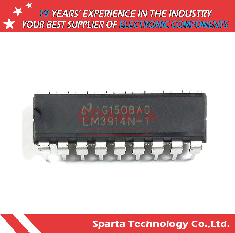 Lm3914n-1 Lm3914 Lm3914n DIP18 DOT/Bar Display Driver IC