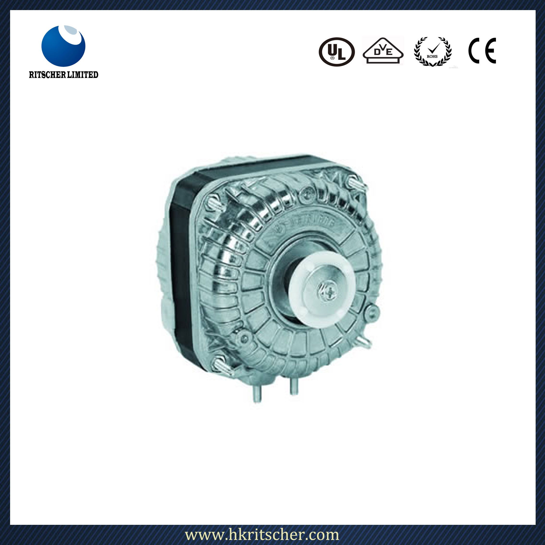 High Performance Ice Machine Air Cooler Ventilator Motor for Condensing