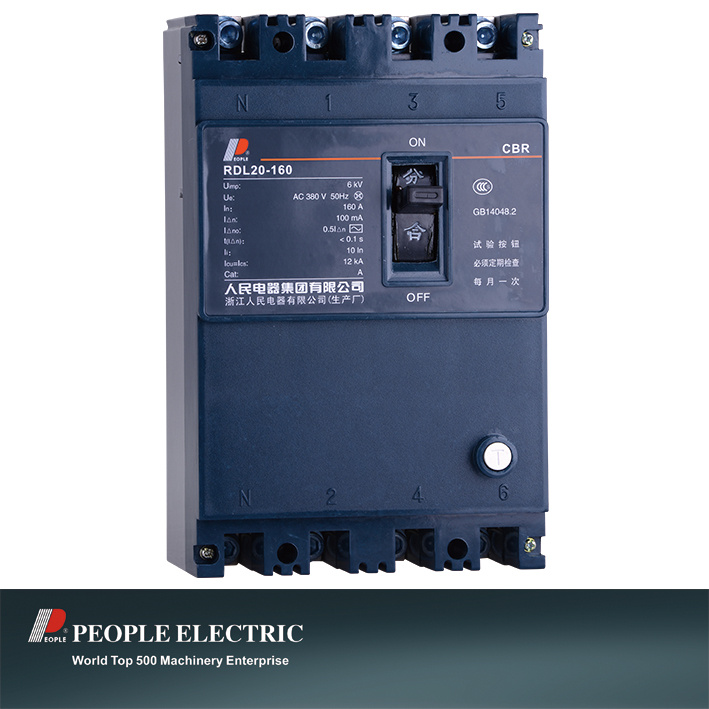 Earthleakage Circuit Breaker (ELCB) of Rdl20-160-4300 (63-160A) 4p