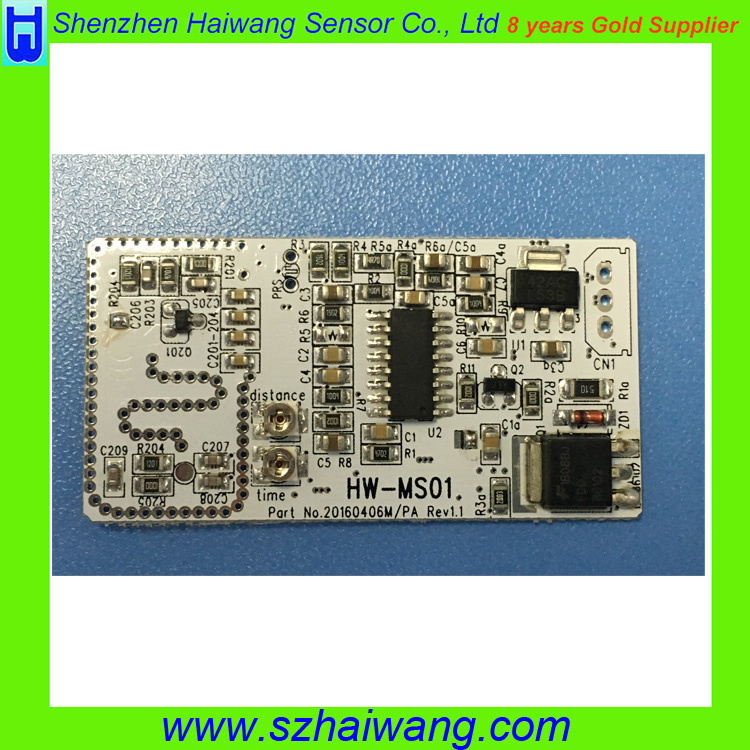 Single Board Microwave Sensor PCB for Switch (HW-MS01)