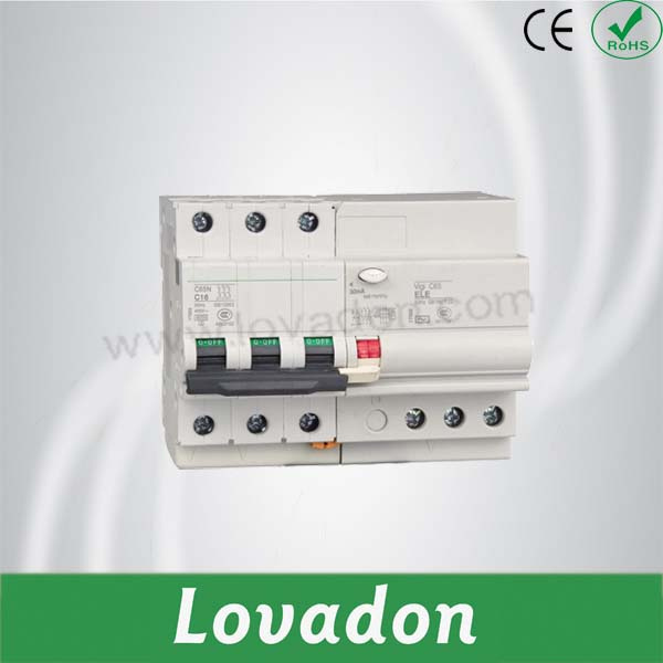 C65n Hot Sale Resdiual Current Circuit Breaker RCCB