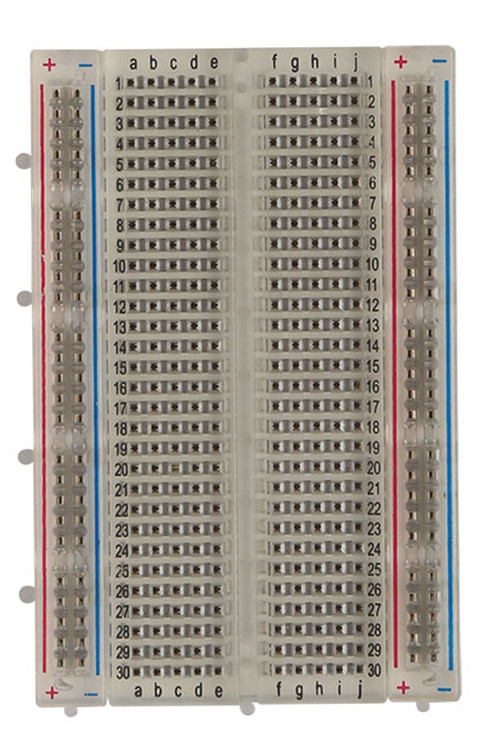 Transparent 55X84X8.5mm Solderless Breadboard (BB-801T)