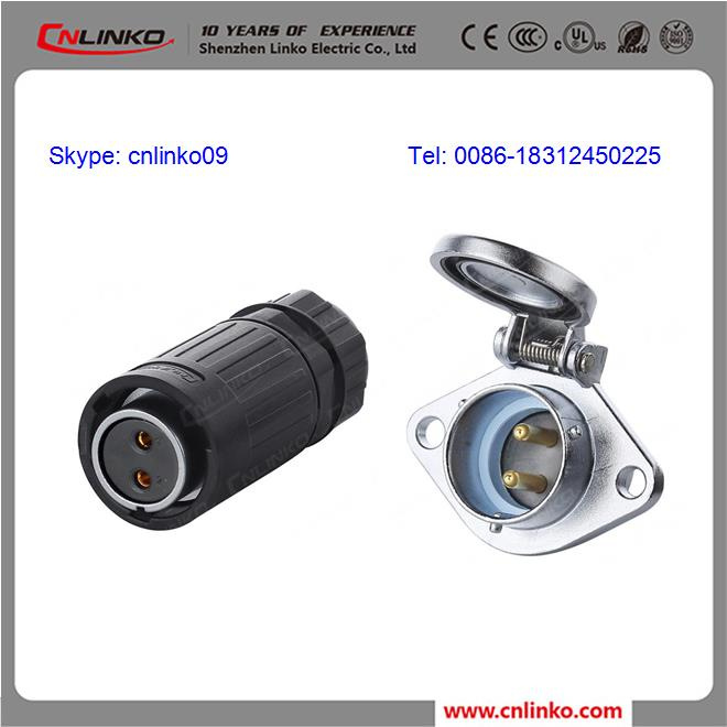 Cnlinko Waterproof IP67 2pin Power Connector/Connector Pins