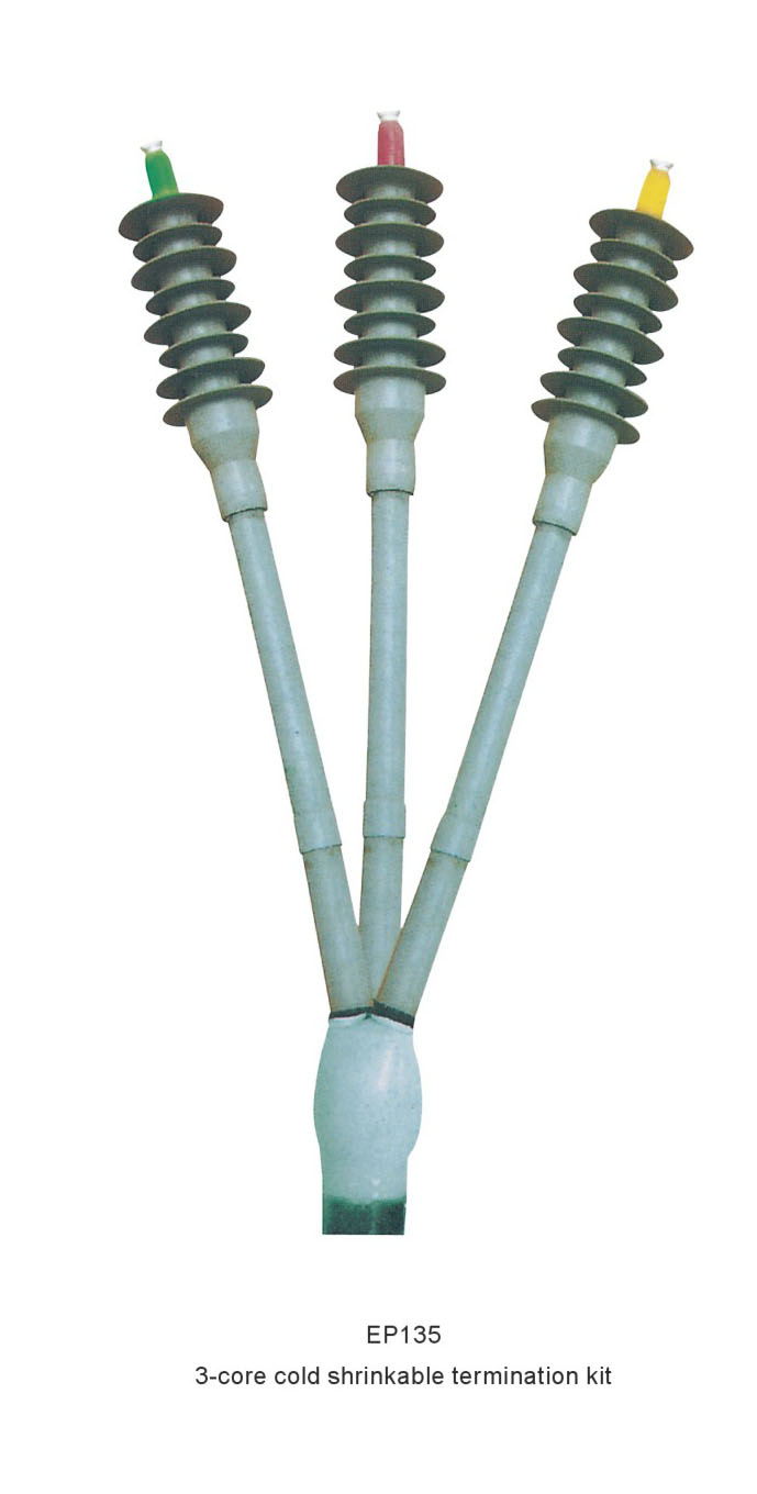 3-Core Cold Shrinkable Termination Kit